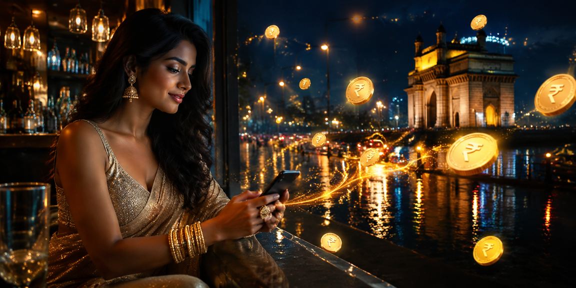 Mobile betting site usage at Mumbai Bandra with rupee currency interface